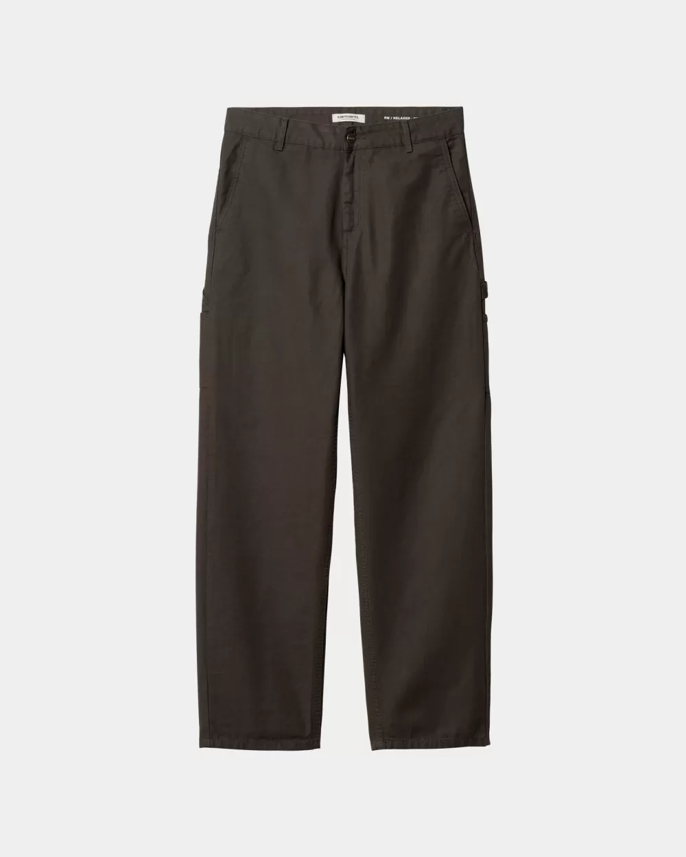 Clearance Pierce Pant Recht - Canvas | Tabak Vrouwen Broek