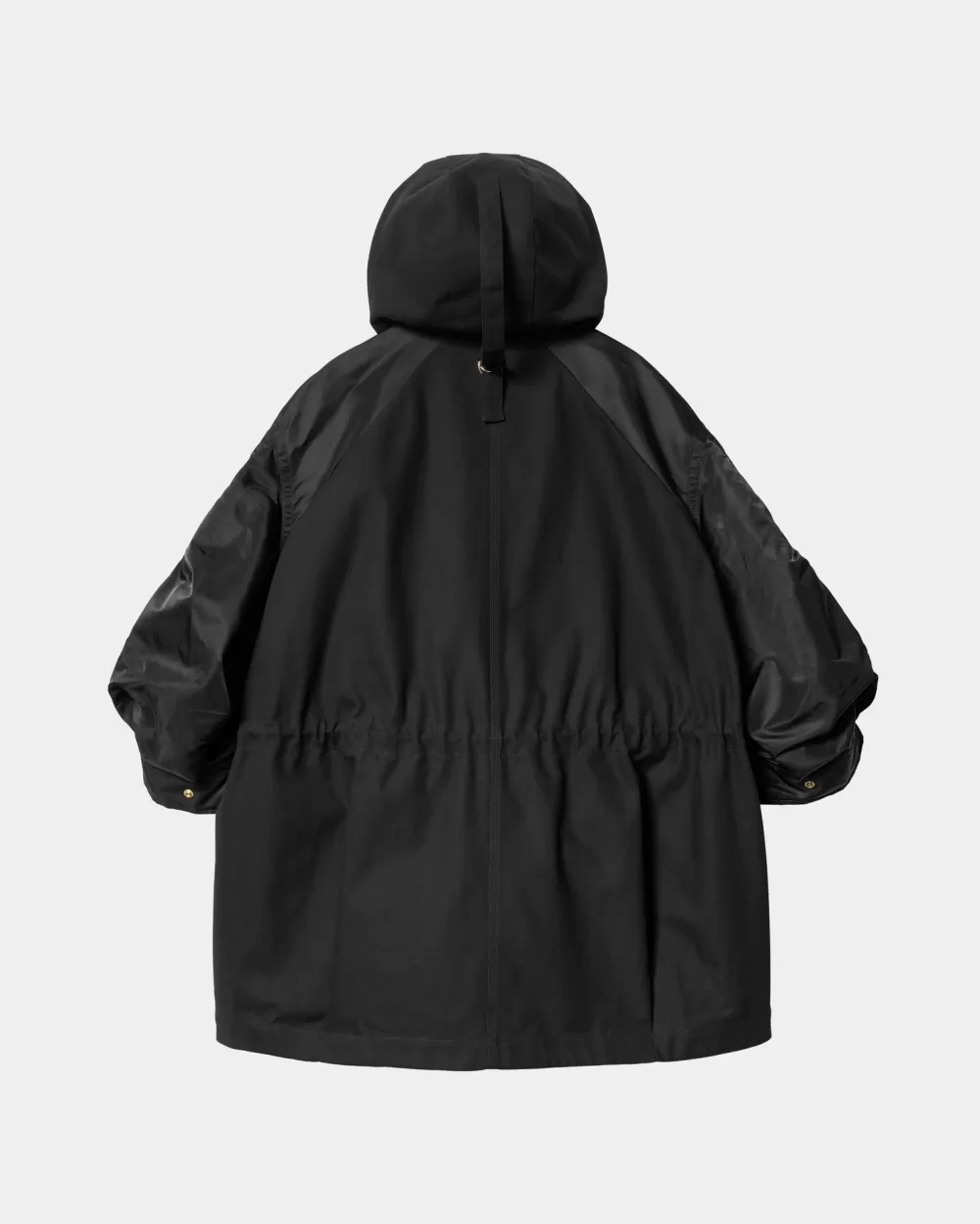 Hot Sacai X Duck X Nylon Twill-Jas Voor Dames | Zwart Vrouwen Jassen